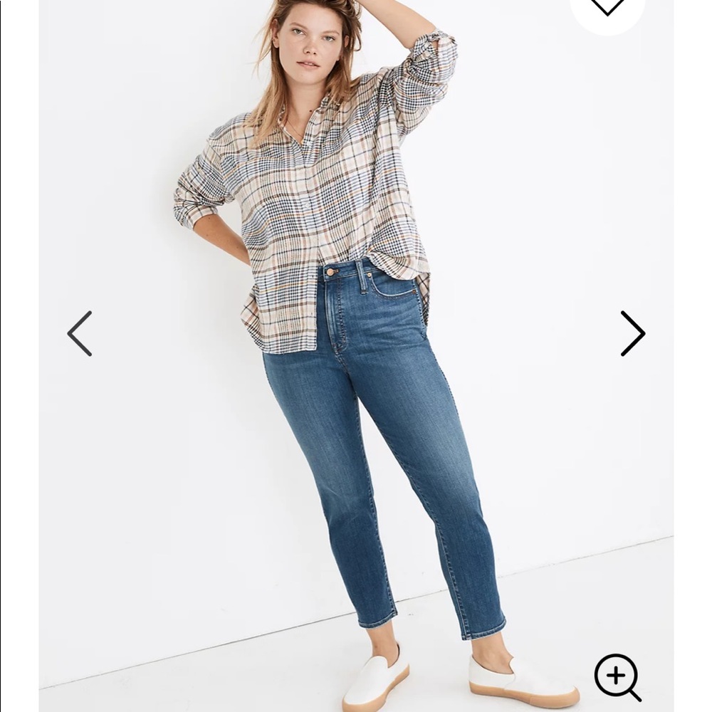 NWT Madewell Stovepipe Jeans in Leman Wash: TENCEL
